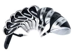 Black Diamond Dames Golfset 10 Clubs Graphite Linkshandig