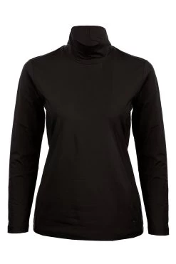 JackNicklaus Solid Mock Polo L/Slv