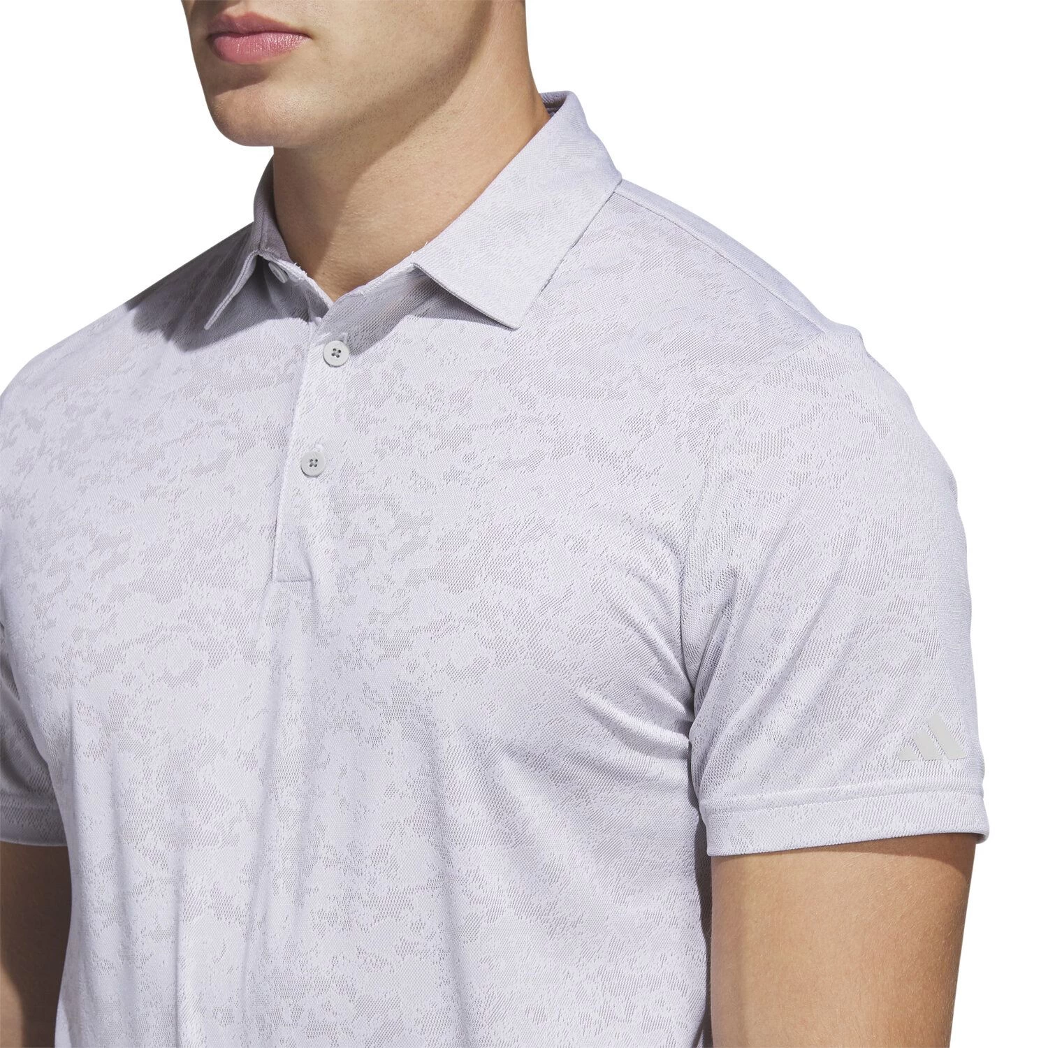Adidas Textured Jacquard Polo - Afbeelding 4